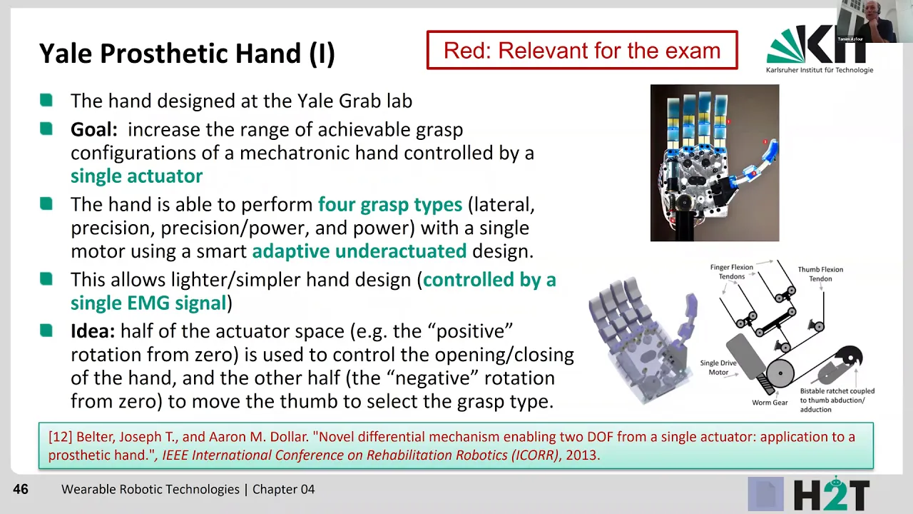 11: Wearable Robotic Technologies - Chapter 4 - Prostheses (Part 2)