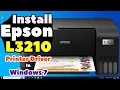 How to Download Install Epson L3210 Printer Driver in Windows 7 PC or Laptop