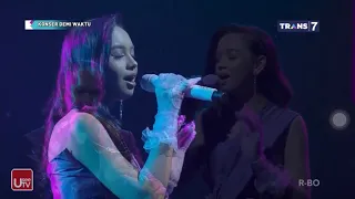 Lyodra Andmesh Ungu Band Feat M Saat - Seperti Mati Lampu (Live konser ungu trans7 31 Juli 2021)