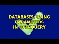 Databases Using Parameters in OPENQUERY