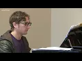 Teddy Abrams, Louisville Orchestra conductor, performs at Norton Audubon