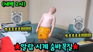 새벽 2시에 집 안 전체에 알람 시계 숨겨놓기ㅋㅋㅋ
