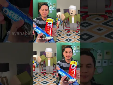 mama suruh ayah milih makanan #robloxtrend #shorts #roblox