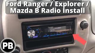 1998 2012 ford ranger mazda radio install