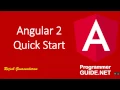 Angular 2 Quick Start Tutorial for Beginners