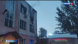 В Омске из горящего дома спасли 12 человек