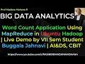 BIG DATA ANALYTICS - Word Count Application Using MapReduce in Ubuntu Demo by B Jahnavi AI DS-CBIT