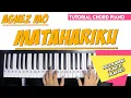 Download Lagu Tutorial Chord Piano AGNEZ MONICA - MATAHARIKU (Mudah Dipahami Untuk Pemula)