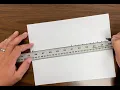 How to make your own integer number line