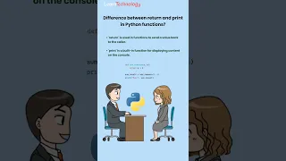Return and print in Python functions Python interview question