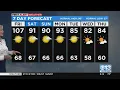 Friday morning weather forecast - Sept 9 2022