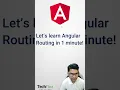 Angular Routing Explained in 1 Minute Navigate Like a Pro