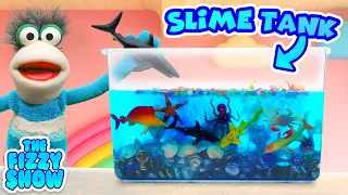 Fizzy & Phoebe Make Underwater Slime Fish Tank | The Fizzy Show Videos