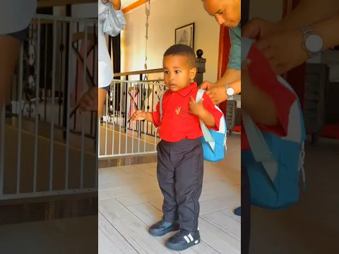 My baby officially started preschool 🥹♥️