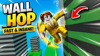 Learning Wall hop in Roblox #wallhop #roblox 