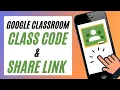 How to Find Class Code and Share Link Google Classroom