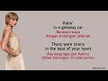 Taylor Swift - Getaway Car | Lirik Terjemahan