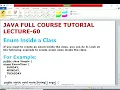 JAVA LECTURE - 60 Enum Inside A Class Full Explanation With Example EnhanceCodeLearning