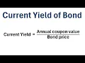 How to Calculate the Current Yield of a Bond