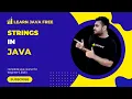 Strings In Java In Easy Tutorial Full Lecture