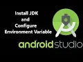 Android Studio Tutorials How to Install Java Development Kit JDK on Windows 2020