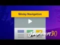Vanilla JavaScript Sticky Nav -