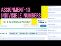 Assignment 13 Indivisible numbers CCBP NXT WAVE Python problems beginners problems
