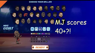 MJ can score 40 in Basketbros