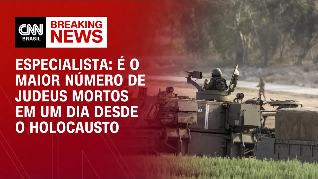 Especialista: É o maior número de judeus mortos em um dia desde o Holocausto | AGORA CNN