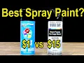 Best Spray Paint Rustoleum 2X Valspar ColorPlace Krylon Sherwin Williams Rust-Oleum Prof