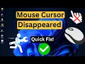 Mouse Cursor Disappeared in Windows 10 Easy Fixes