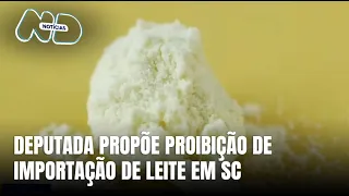 Deputada apresenta emenda para proibir importação de leite em SC
