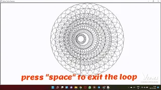 deign with infinite while loop and turtle in python