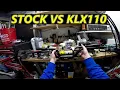 HONDA GROM STOCK VS PROTAPER KLX110 HANDLEBAR COMPARISON