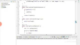 Semester project PONG game in java 18253