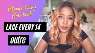 Review Blonde Wavy Bob Look OUTRE EVERYWEAR EVERY 14 WIG Ebonyline Ft AnneZelvaninho