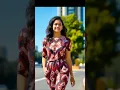 Download Lagu Red, Black, and White GeometricJumpsuits | Street Fashion Walk #fashion #saree #aifashion