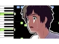 Download Lagu Kimi no na wa OST - Kataware Doki (Synthesia)