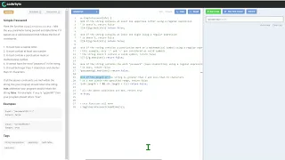 Simple Password - Interview assessment Coderbyte