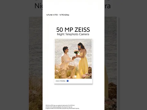Capture moments with 50 MP ZEISS Night Telephoto Camera on the vivo V70 . V70 Elite. Buy now!