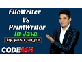 PrintWriter class in java
