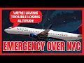 EMERGENCY over New York City NJ - Delta 2346