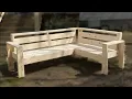 DIY Modern Outdoor Sectional How To Build Outdoor Furniture