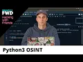 Code Your own Python3 OSINT Tool
