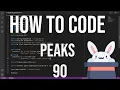 how to code racket 90 - peaks recursion