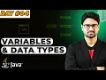 Variables and Data Types in Java Vishwa Mohan Day - 04
