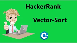 Hackerrank Vector-Sort Solution - C Hackerrank C