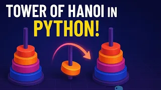Tower of Hanoi visualization in python CodeKraft