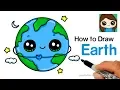 How to Draw Earth Easy and Cute