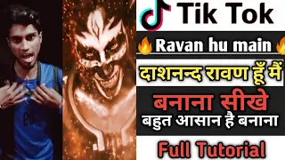 tik tok new trending video ravan hu main tik tok 